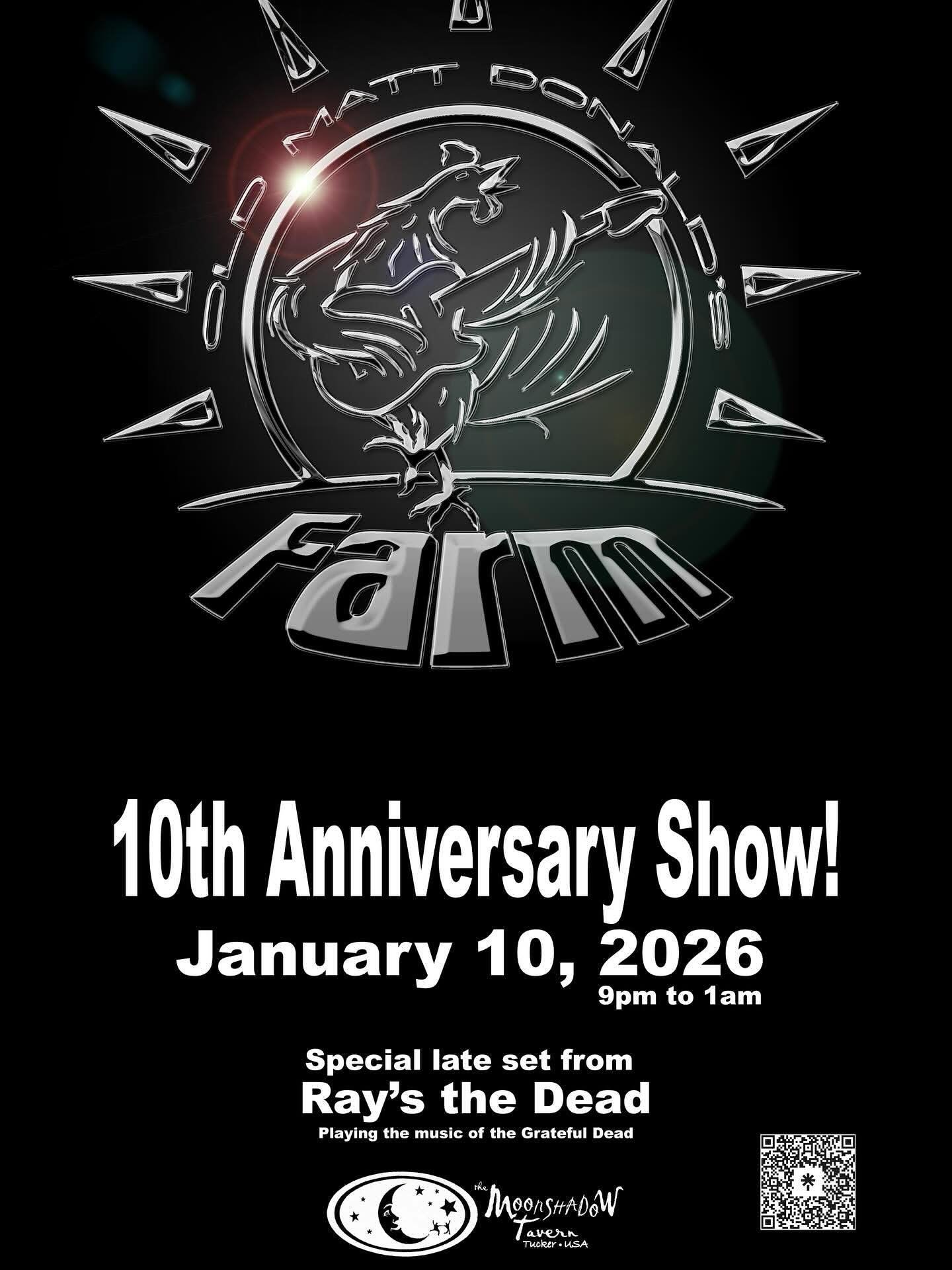 Our pals OMDF are back celebrating a big anniversary. Gonna be fun.