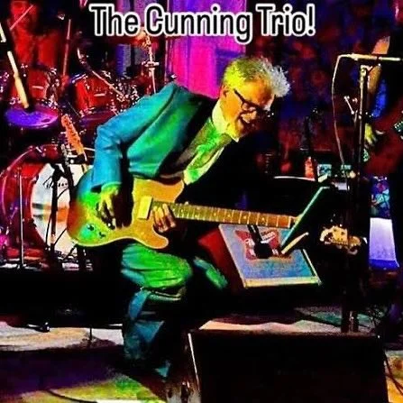 @stevecunninghamguitar and his Cunning Trio are back Monday night. One never knows what surprises they have in store but one does know it&rsquo;s gonna be great. 8pm. And it&rsquo;s FREE!