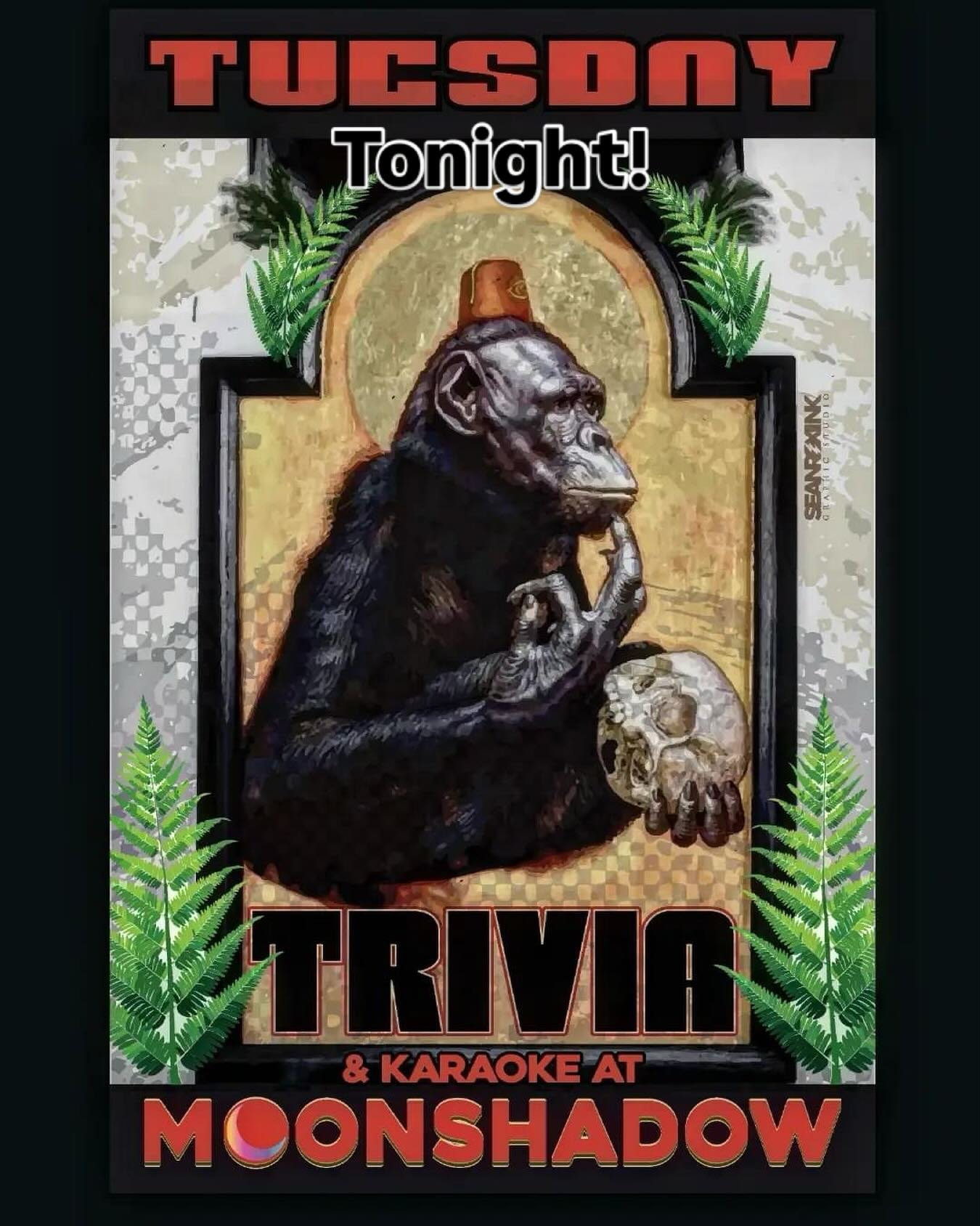 8pm. Best game in town!