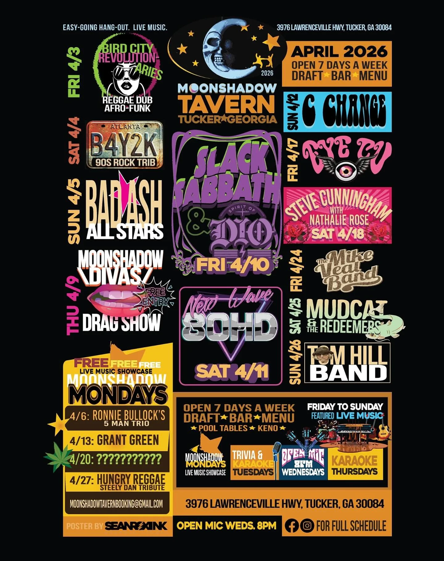 Springing into some great music in April. Come join us. #tuckerga #atlmusic