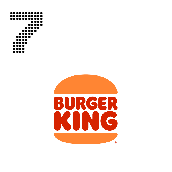 Burger King logo with stylized burger icon and red text