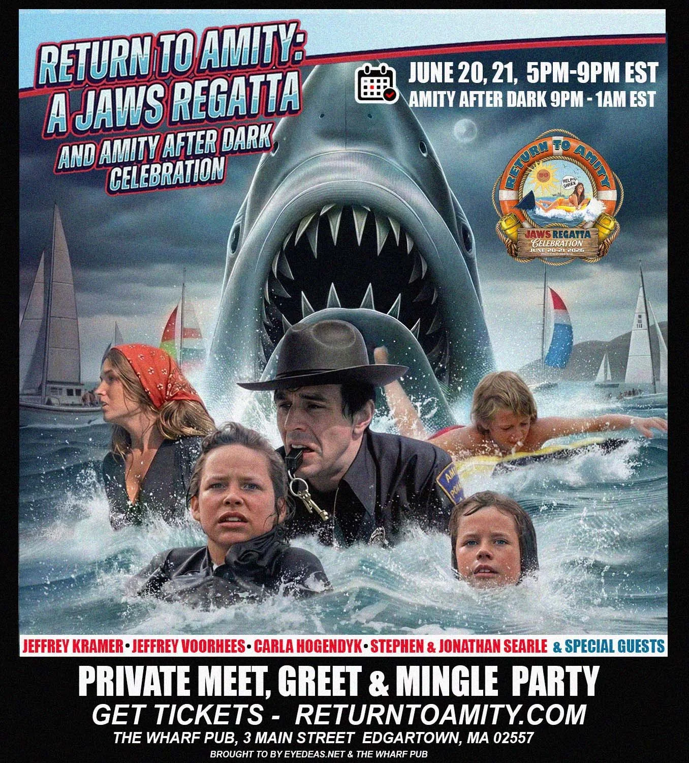 Return to Amity: A JAWS Regatta &amp; Amity After Dark Celebration