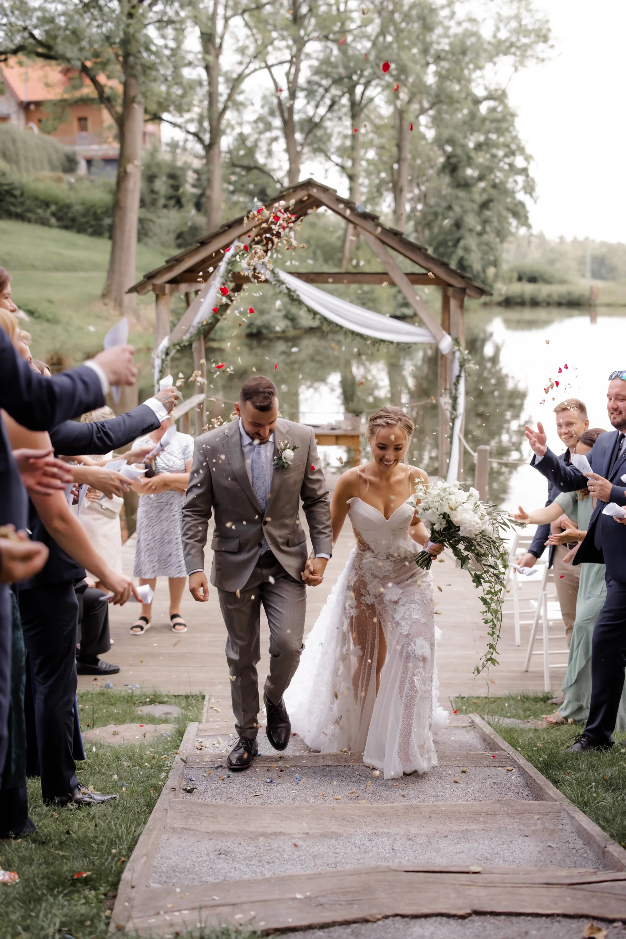 svatba statek všetice obřad