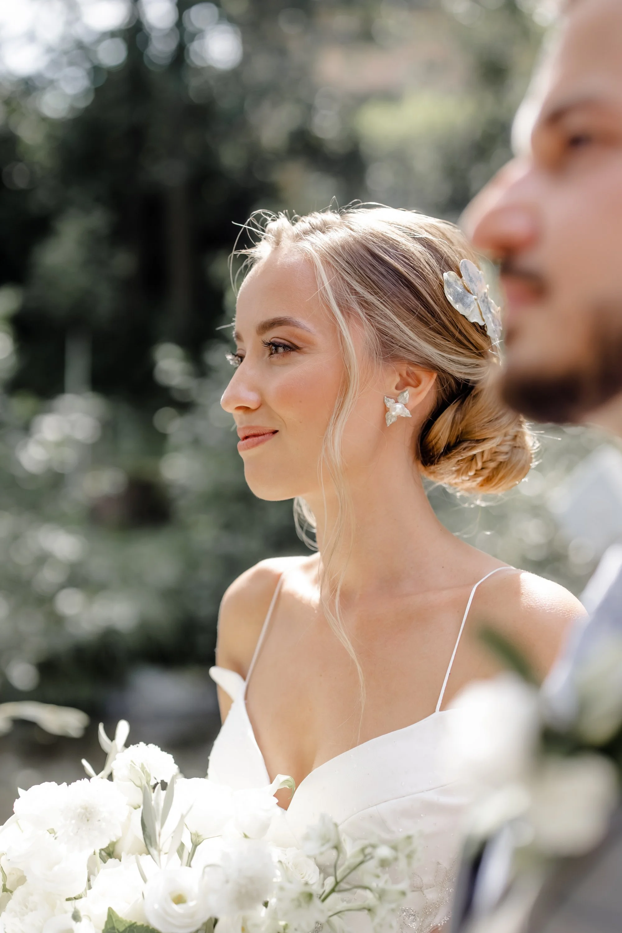 svatba statek všetice nevěsta při obřadu