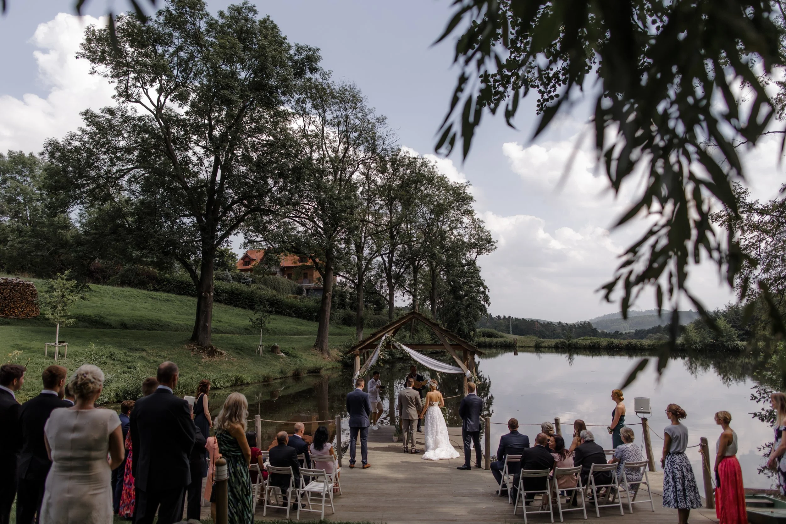 svatba statek všetice obřad na molu