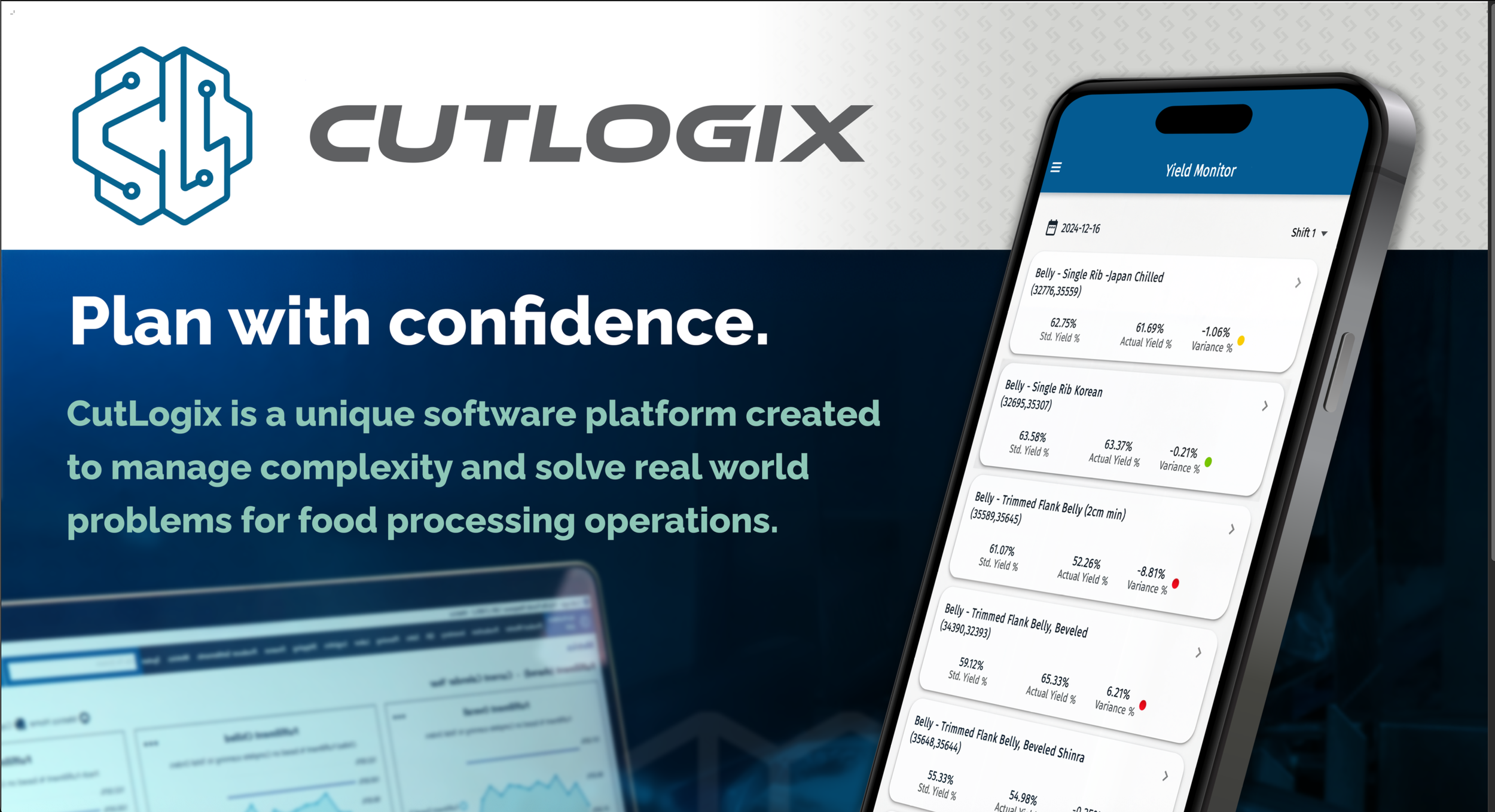 CutLogix Key Features: Live Yield Tracking