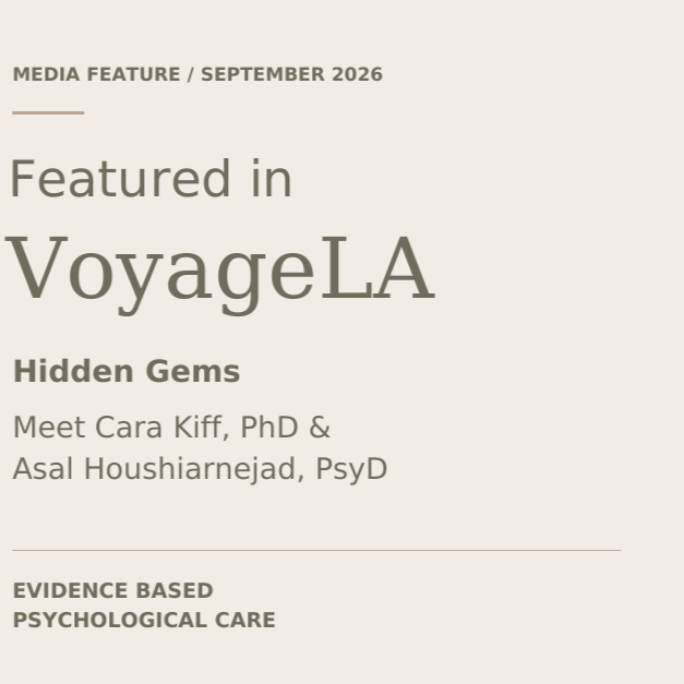 Evidence Based Psychological Care featured in VoyageLA's Hidden Gems series