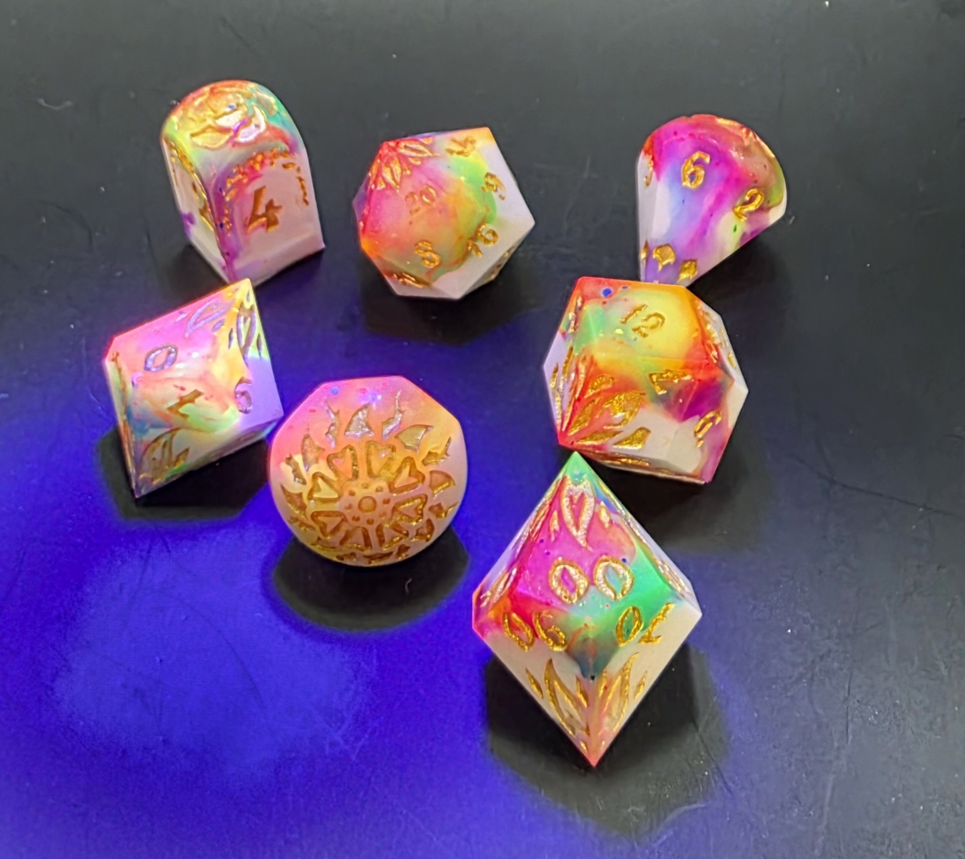 Rainbow Brite Dice Set