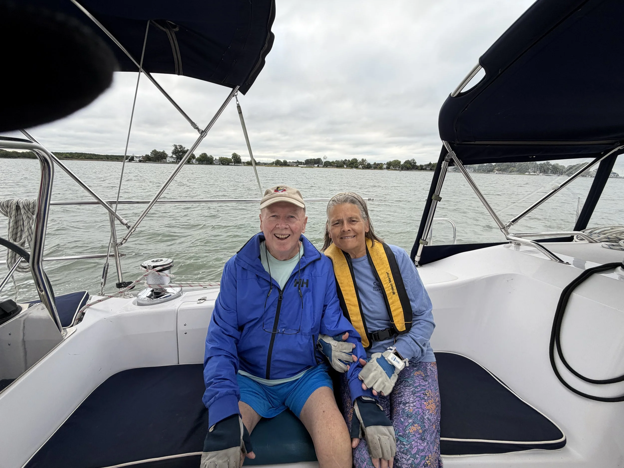 Dave and Hallie enjoy Dunn Cove