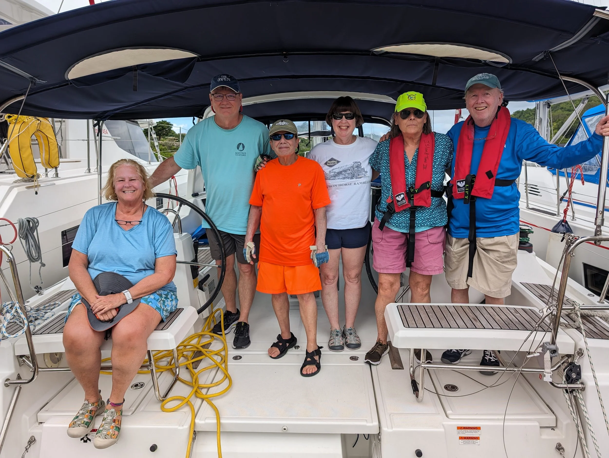 Mia, John B., John F., Cherie, Hallie, Dave