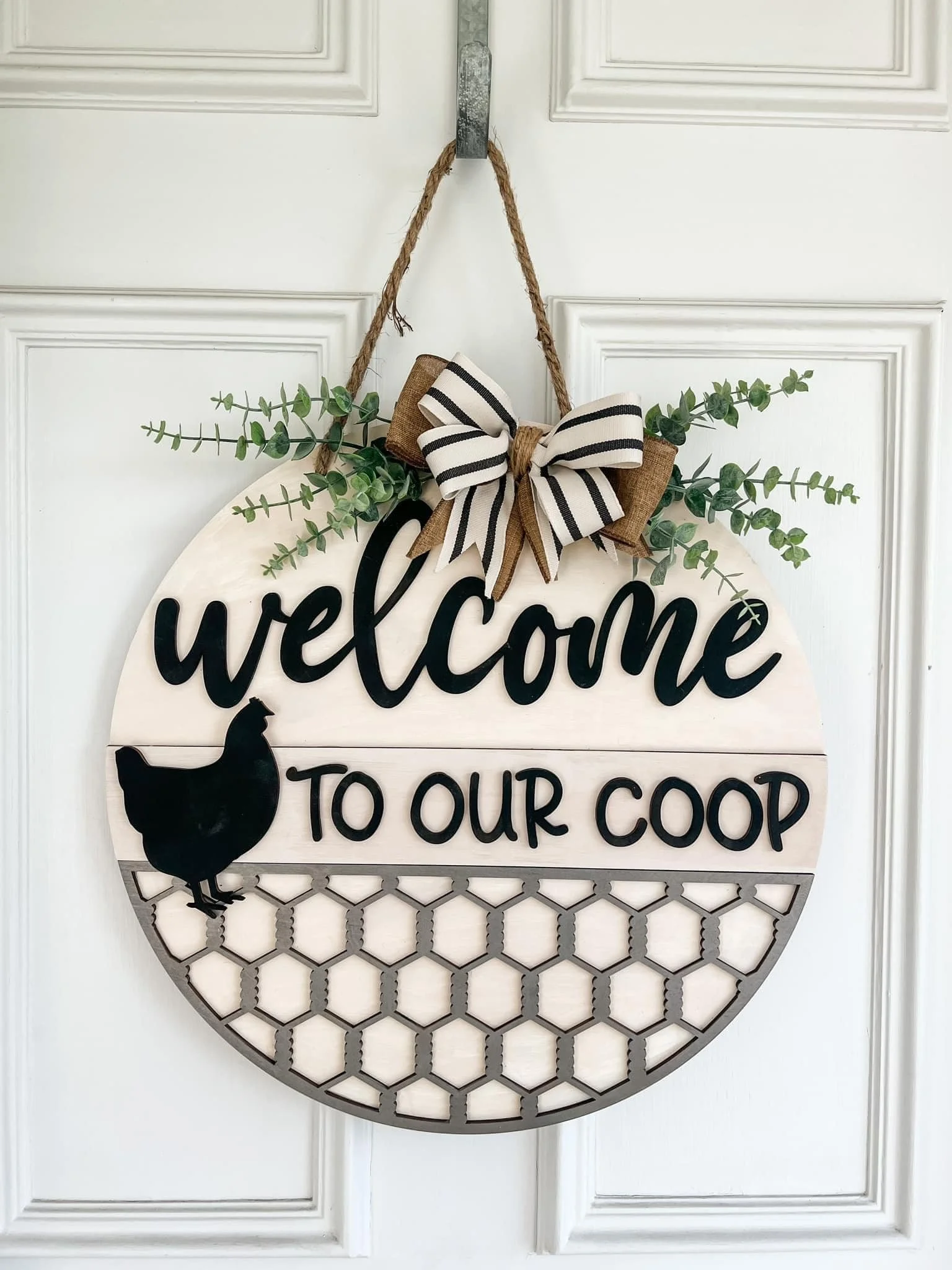 Welcome to our Coop! Door Hanger