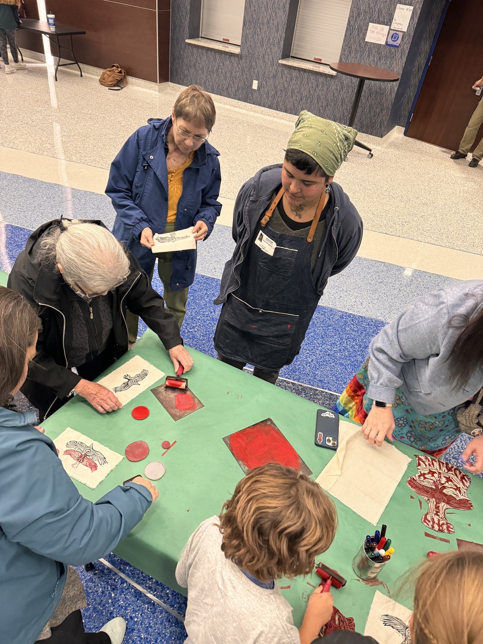 Print Pop-Up at Ball Club Pow Wow