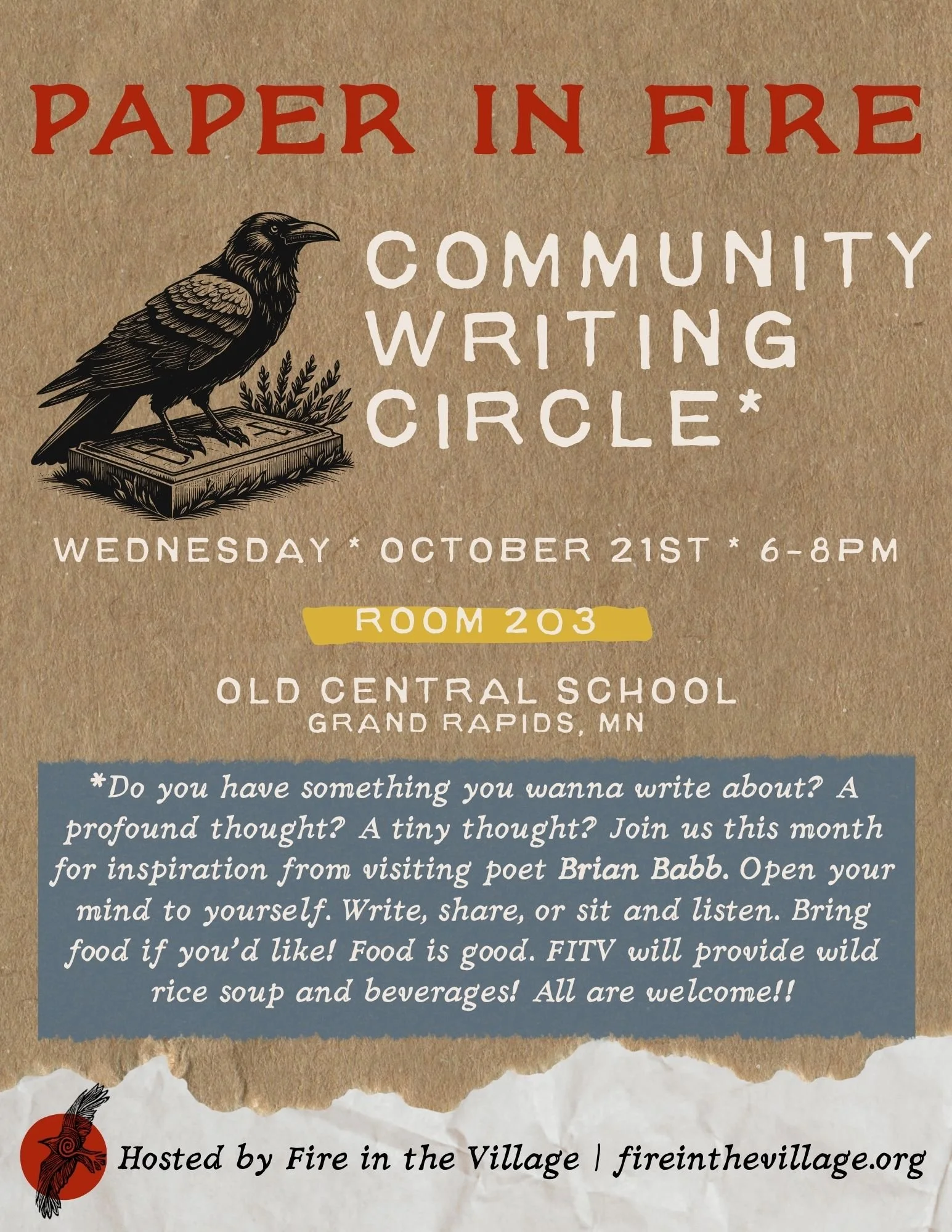 Paper in Fire - Community Writing Circle
