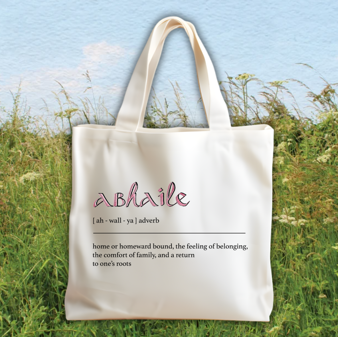 'Abhaile' Tote Bag | 
€15.00