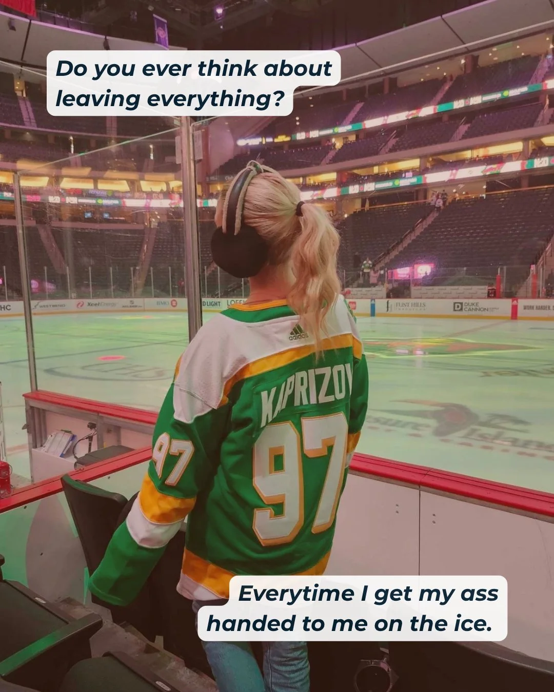 As a certified bolter, I had to incorporate it into Seasons of Us 🏃&zwj;♀️