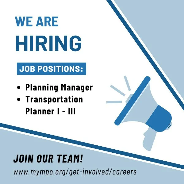 📢 We're hiring! The Sarasota/Manatee MPO is looking for a Planning Manager and Transportation Planner to join our team!⁠
⁠
If you're interested in either opportunity, learn more and apply here: https://www.mympo.org/get-involved/careers 🔗⁠ (Link in