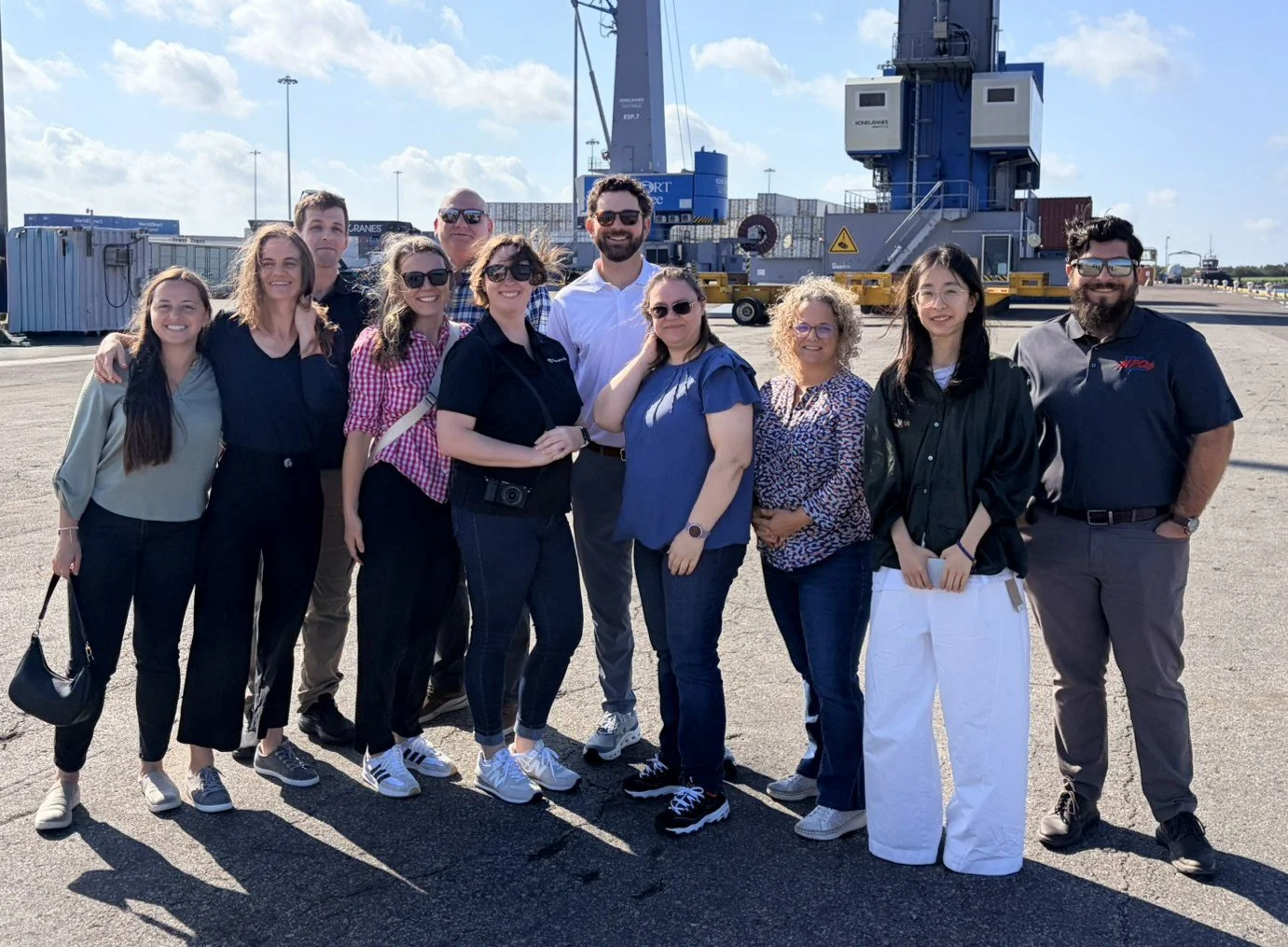 MPO staff kicked off the week with a visit to SeaPort Manatee! ⚓️🚢 
 
Learning more about port operations and how freight moves through our region firsthand gives us valuable insight for our Regional Freight Analysis.
 
Thank you to the @seaportmana