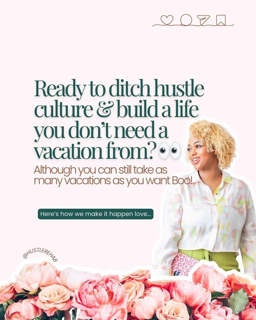 HERE&rsquo;S YOUR PATH TO SOFT, SUSTAINABLE SUCCESS 💎

Who said ambition has to come with anxiety?
You were never meant to grind your way to greatness, Boo&hellip; you were meant to enjoy the journey along the way. 

Inside The Hustle Rehab&trade;, 