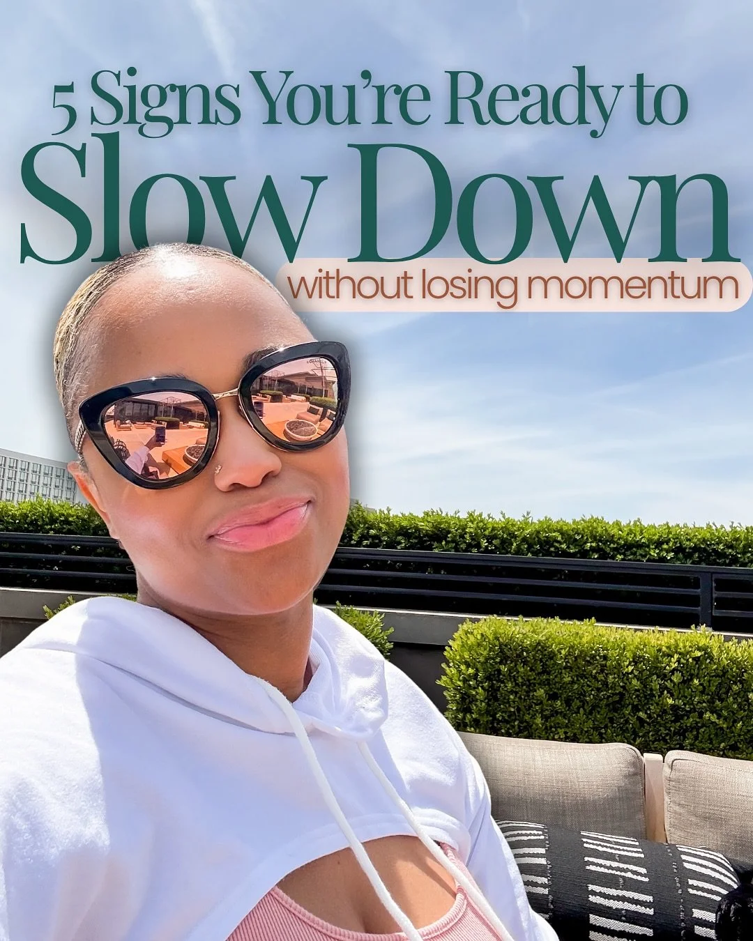 Ever wonder if it&rsquo;s finally time to stop&nbsp;surviving your blessings &amp; start actually enjoying them?

Sometimes the signs are right in front of you Boo, you&rsquo;ve just been too busy taking care of everybody else to notice&hellip;

Here