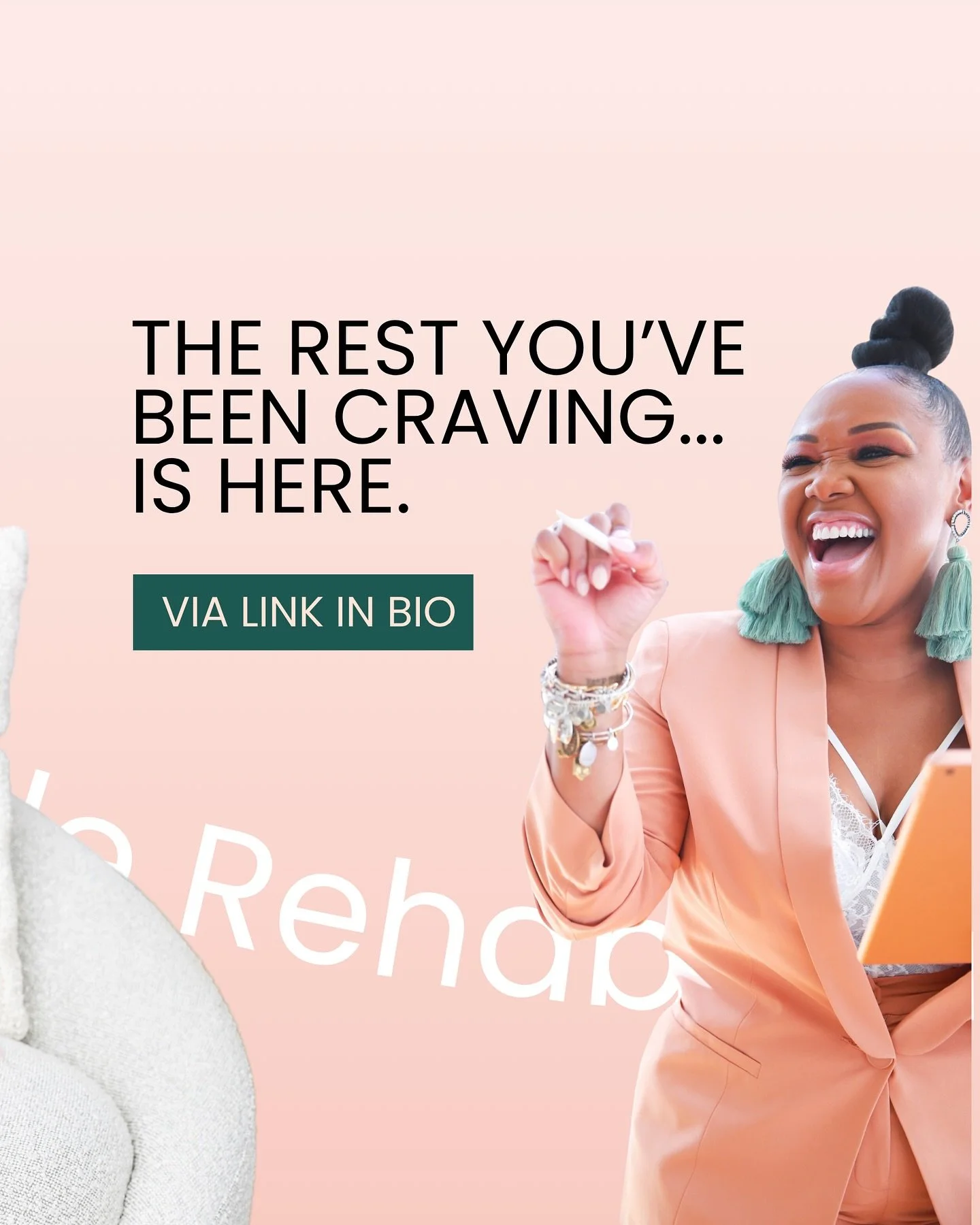 The rest you&rsquo;ve been craving? It&rsquo;s finally here. 🤎
No guilt. No overwhelm. No hustle.

Just clarity, peace, and energy that actually lasts. You ready Boo? 👉🏽 Tap the link in bio to start your reset

#TheHustleRehab #FaithAndFlow #SoftL