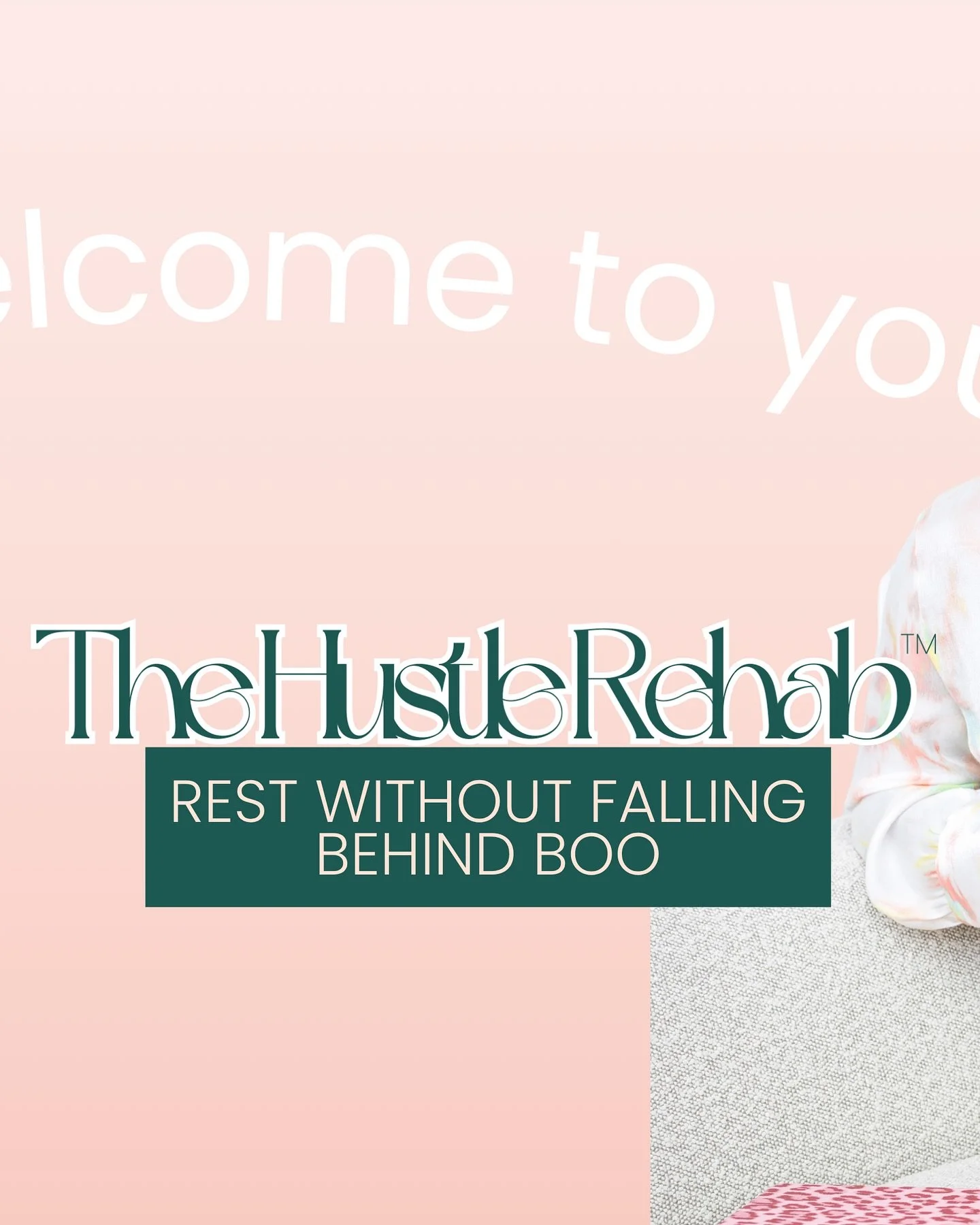 You&rsquo;ve been holding it down &amp; I see you Boo&hellip; the work, the home, the people, the pressure.

It&rsquo;s time to FINALLY rest without falling behind, Boo.
Welcome to The Hustle Rehab&trade; your soft, faith-rooted reset back to peace, 