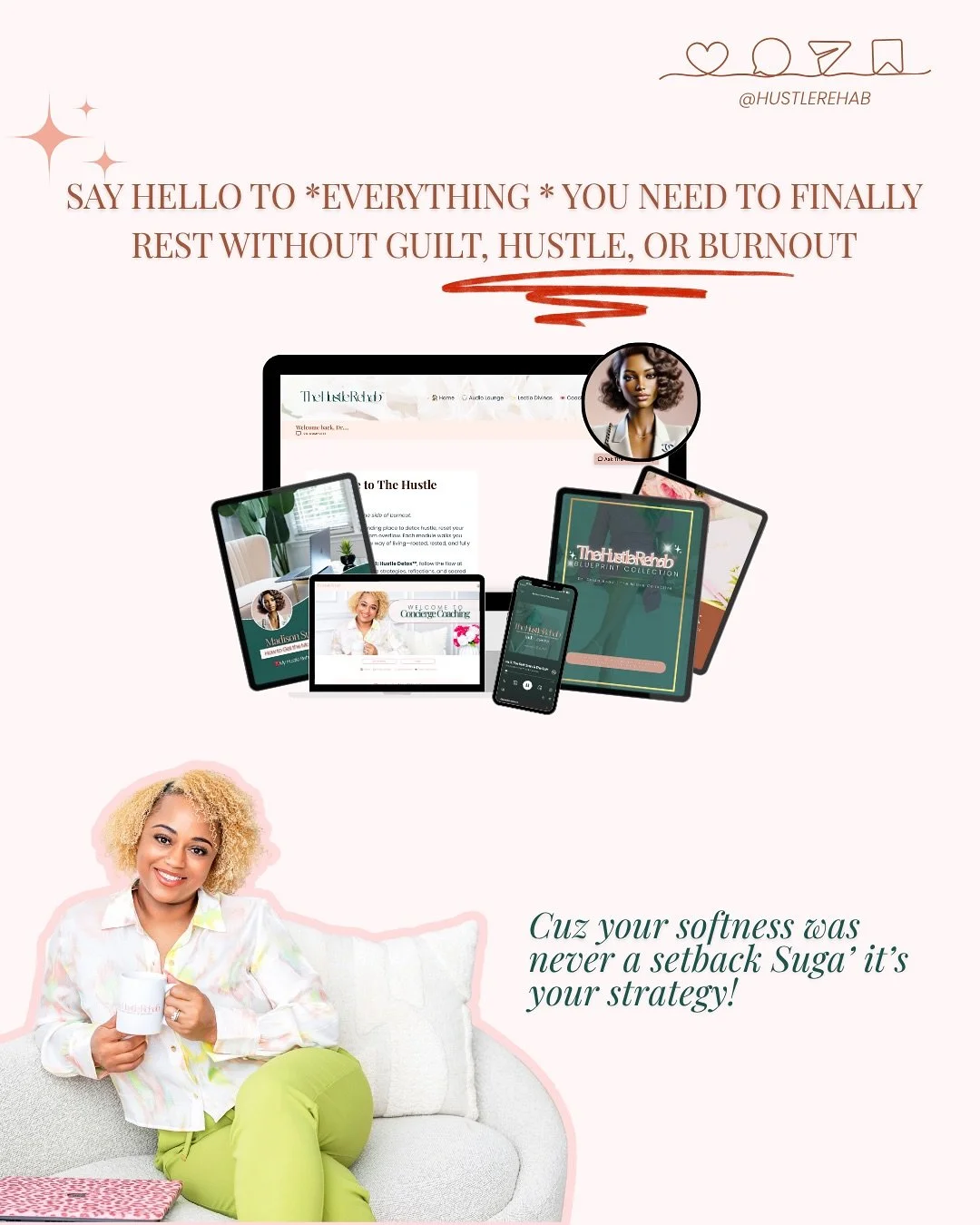 ✨ It&rsquo;s time for your nervous system to&nbsp;breathe again Boo.✨

You&rsquo;ve been holding it all down&hellip; the schedules, the pressure, the people and callin&rsquo; it &ldquo;being strong&rdquo;

But you&rsquo;re not lazy&hellip; far from i