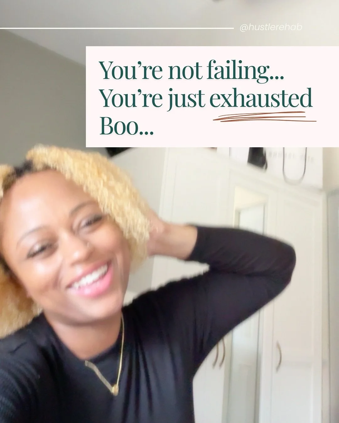 Stop beating yourself up Boo 🫶🏼

You&rsquo;re not &ldquo;all over the place,&rdquo; &ldquo;dropping the ball,&rdquo; or &ldquo;inconsistent.&rdquo;

You&rsquo;re&nbsp;exhausted my Love. And honestly? It&rsquo;s not your fault.

What I see every sin