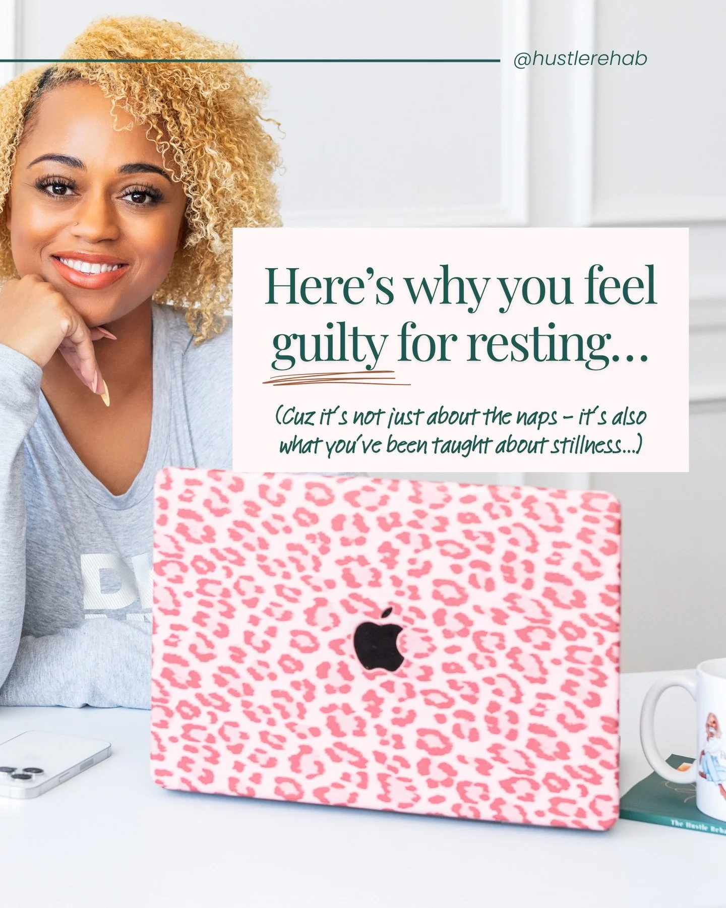 You don&rsquo;t feel guilty for resting cuz something&rsquo;s wrong with you: you feel guilty because you were&nbsp;*trained*&nbsp;to.

Trained to keep going&hellip;

Trained to make it look easy (and trust Babe - you DO make it look easy!)&hellip;

