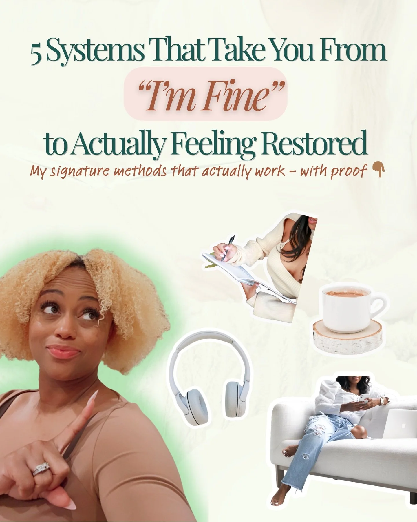 Most people think feeling rested comes down to getting more sleep. It doesn&rsquo;t Boo&hellip; 😏

Would you believe me if I told you it came down to systems? THESE systems - built from 15+ years of working with women in therapy, ministry and teachi