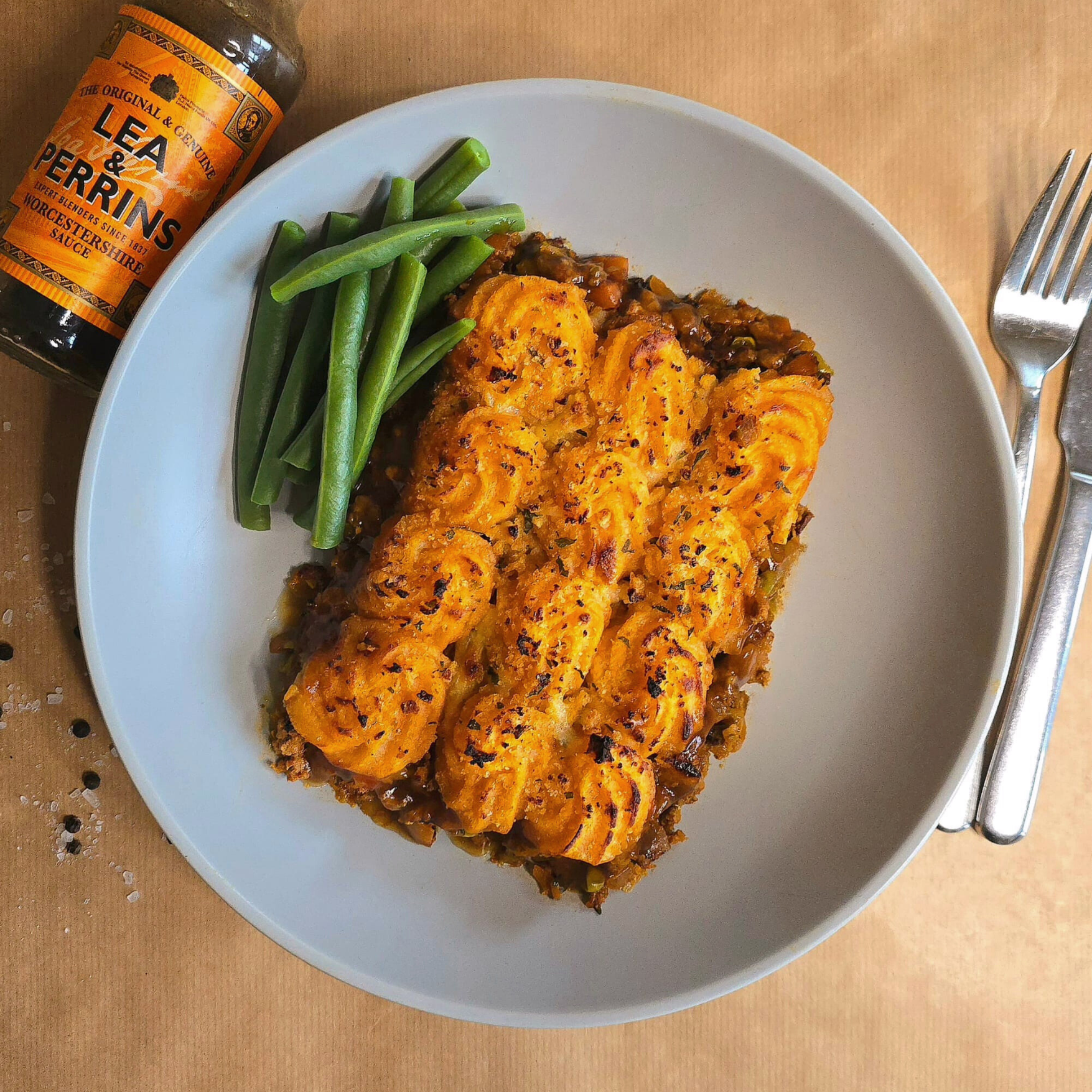 Shepherd's Pie with Sweet Potato Mash