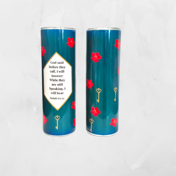 God Said_Front and Back Tumbler