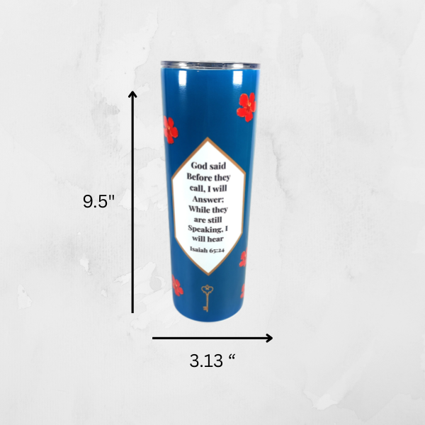 God Said-Tumbler Measurements