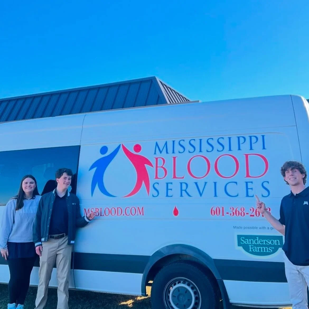Making a difference! Our @jaseniors2025 and @jabioserviceclub coordinating a blood drive with @mississippibloodservices and joining as donors too ❤️ #JASeniors2025 @jackson_academy