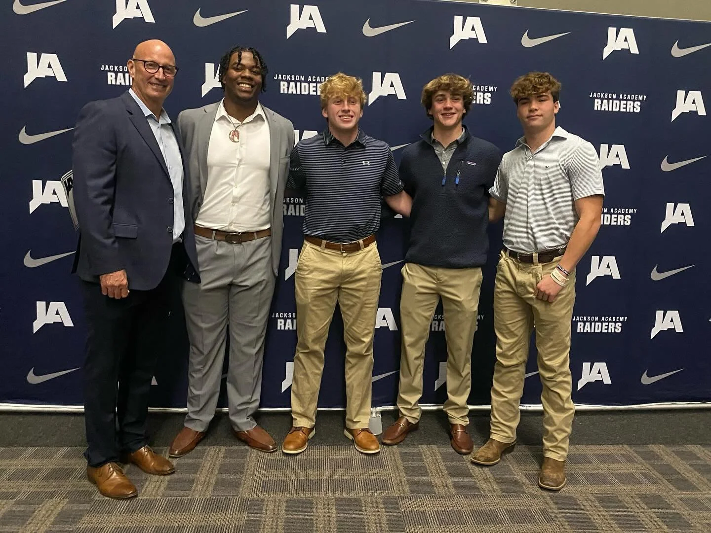 Congrats to these senior Football Raiders! Raider Pride Award-Jacob Scarbrough, Captains-Shamarye Lee, Jacob Scarbrough, Rhodes Robinson, John Thomas, All Conference 1st Team-Omarean Ellis, All Conference 2nd Team-Rhodes Robinson, Foster Meacham, Sha