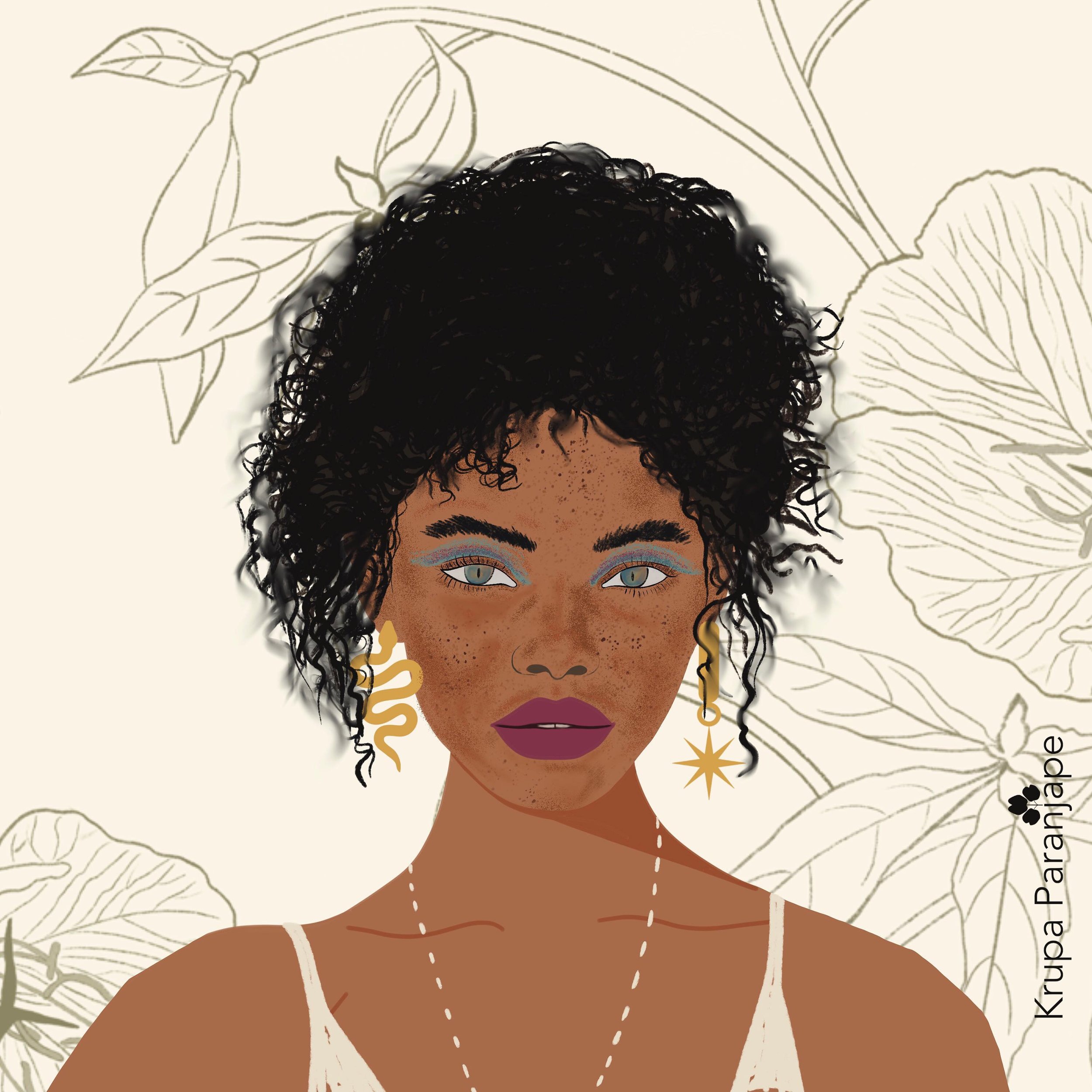 Day 4 of #portraitparty hosted by @charlyclements 

Prompt : Afro, Magical and Eye Shadow

#portrait #magical #portraitdrawing #charlyclements #drawthisinyourstyle #portraitdrawingchallenge