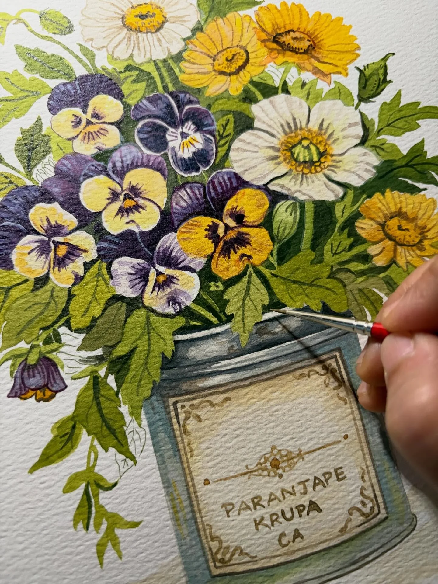 Working on some new watercolor florals for upcoming shows! 
Watch this space for more details 🌼 

#watercolorflorals #paintings #originalartwork #artlicensing #bayareadesigner