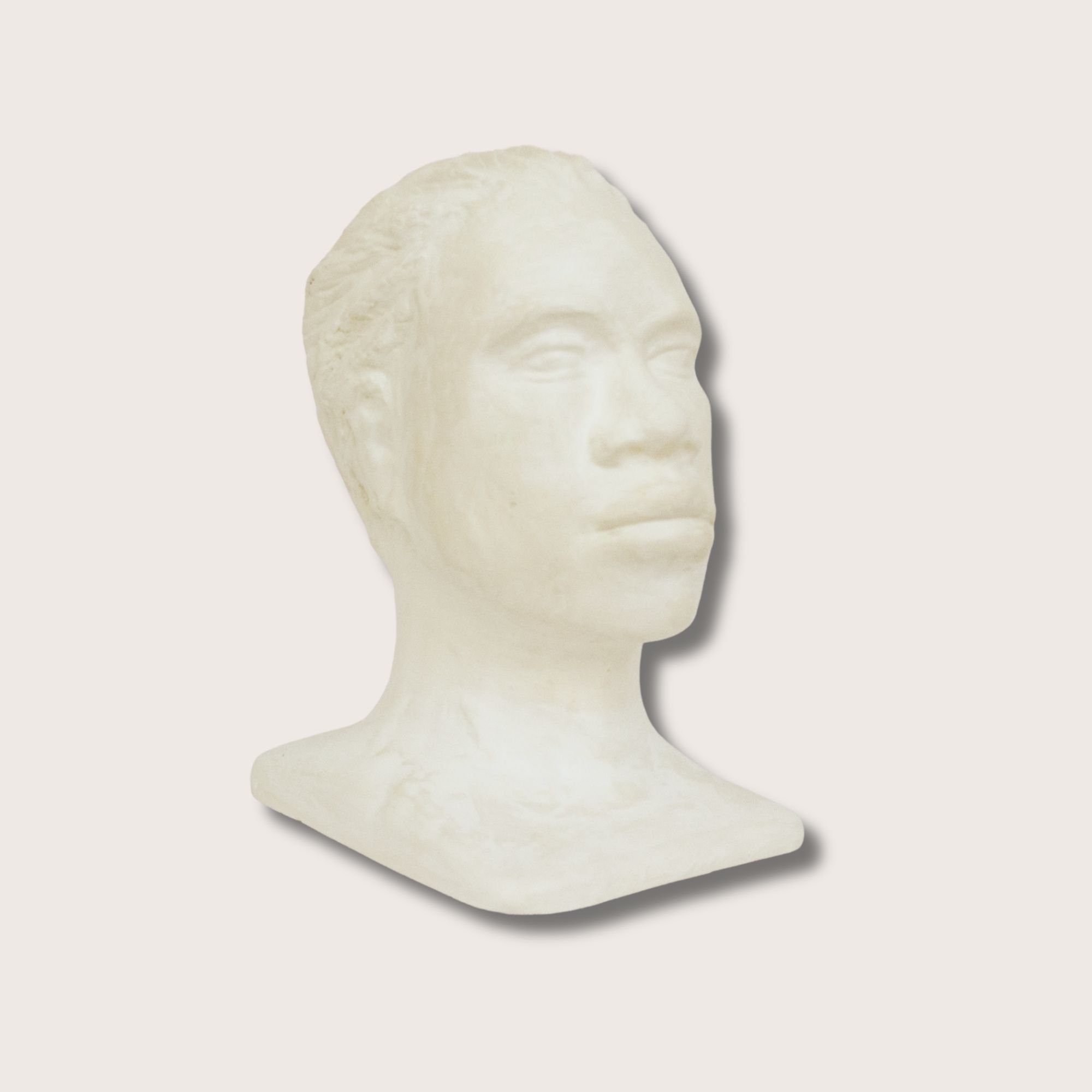 Jamal Plaster Bust By Jessica Jean-Baptiste