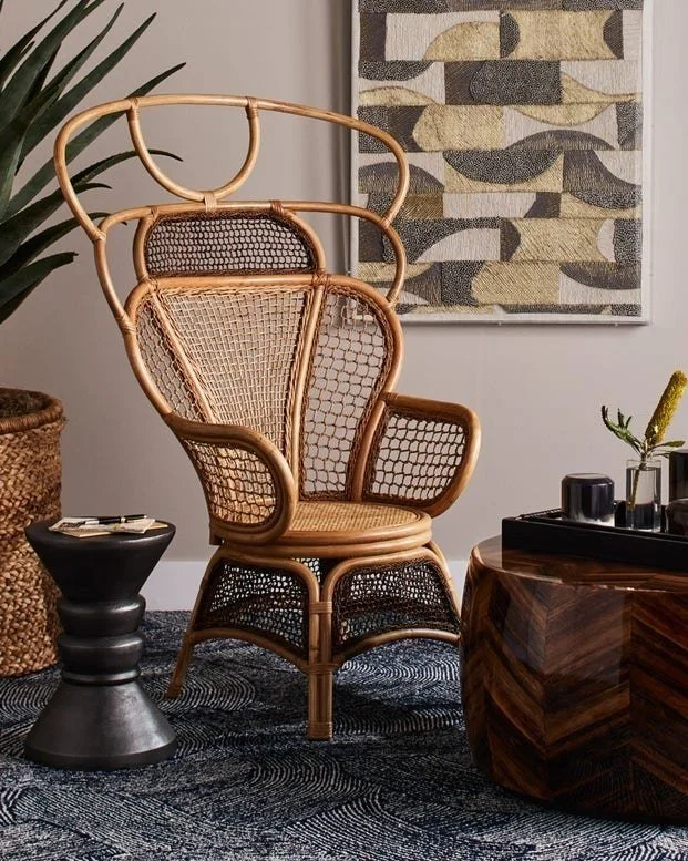 Isis Goddess Wingback Chair