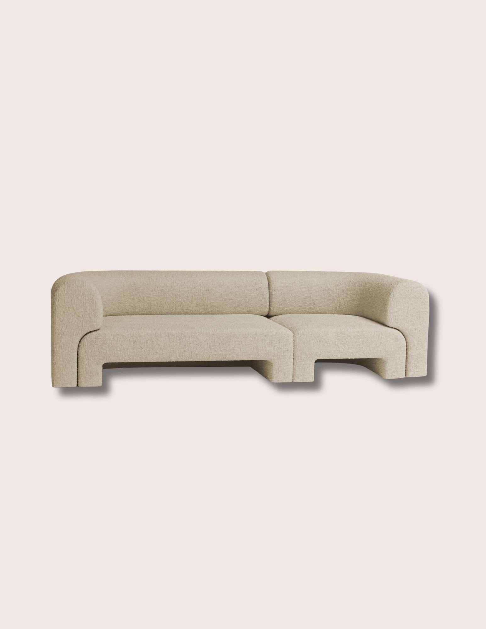 Josephine Ivory Bouclé Modular Sofa