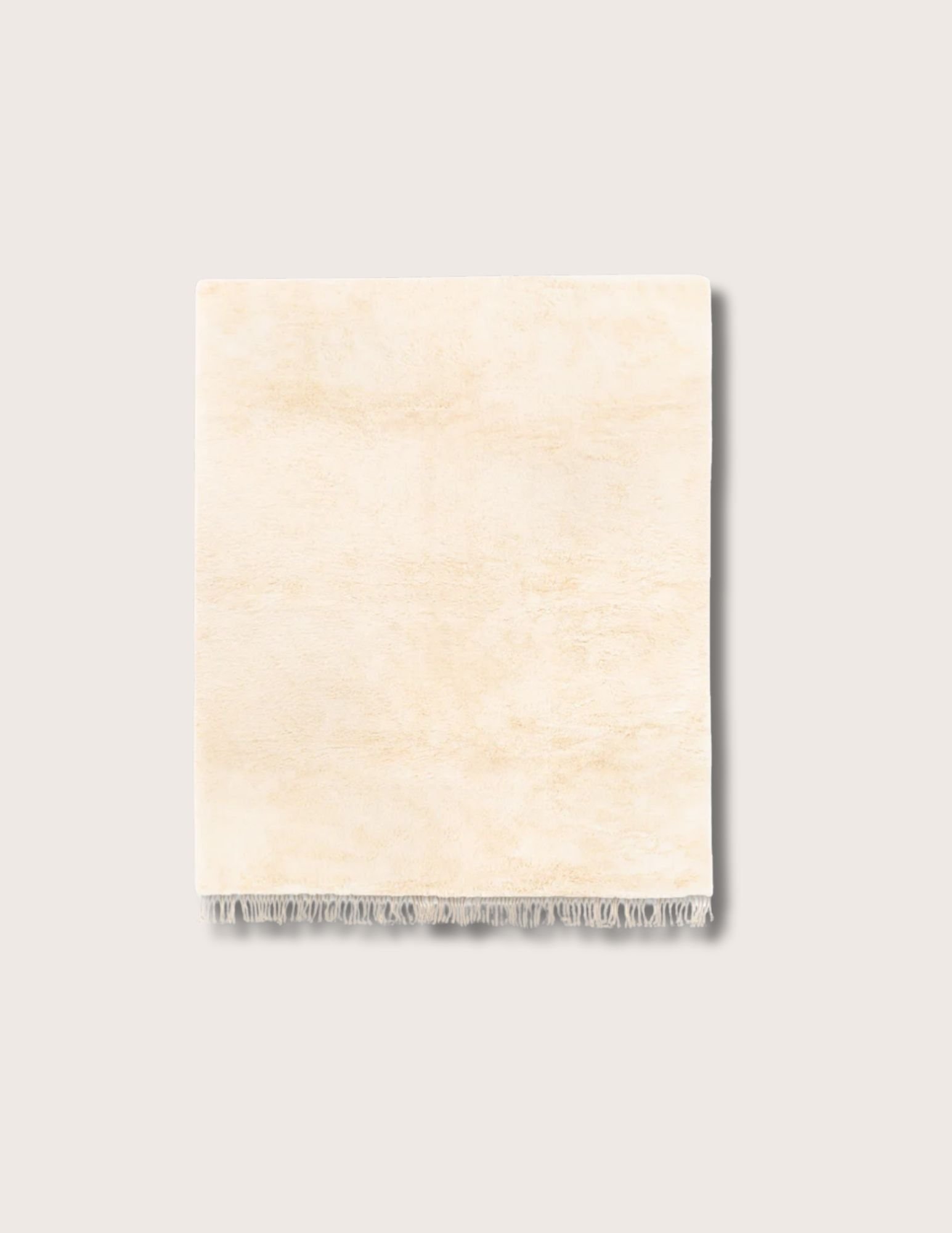 Morning Glory Cream Wool Moroccan Rug