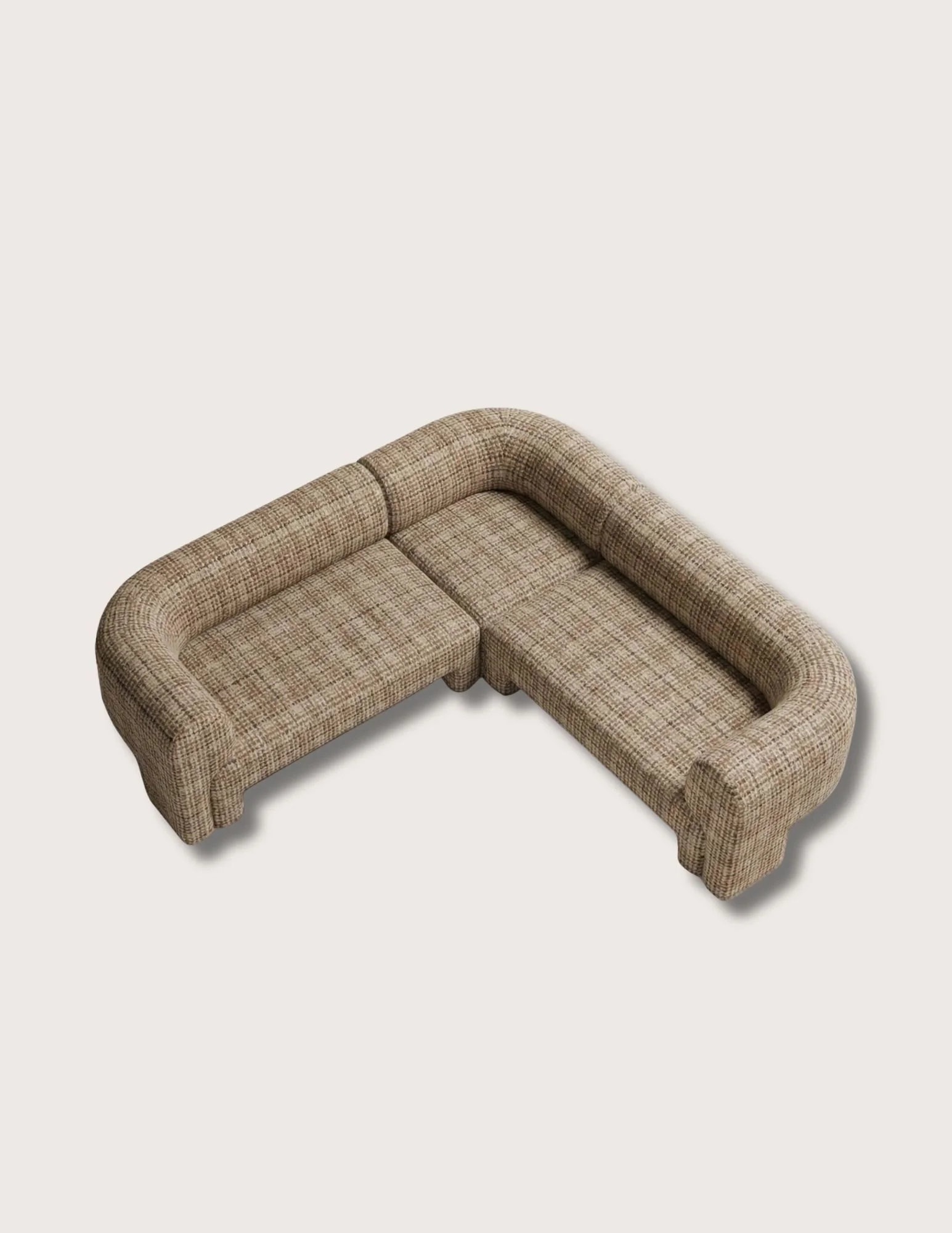 Josephine Pebble Tweed corner sectional overhead copy.jpg