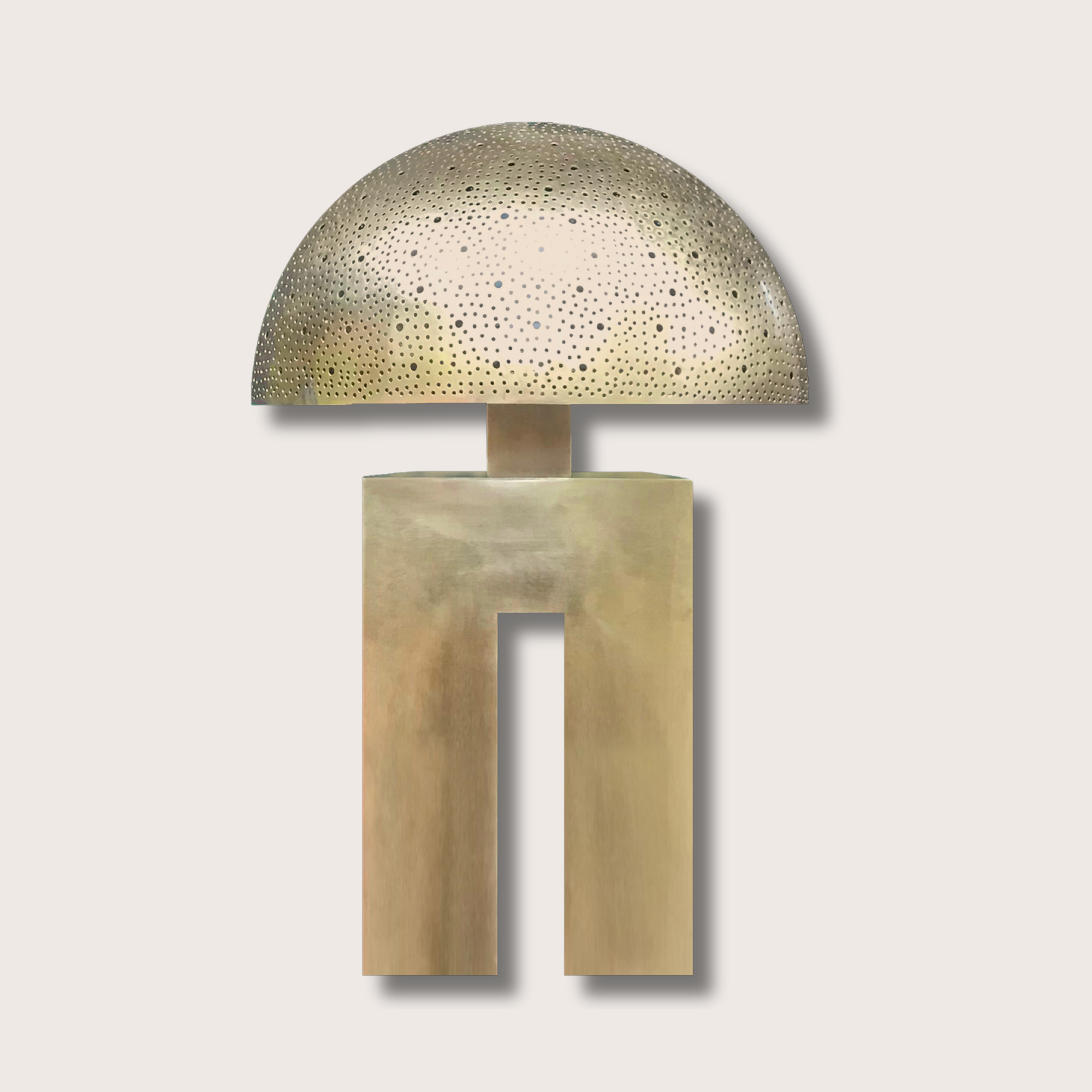 Amur Brass Dome Table Lamp