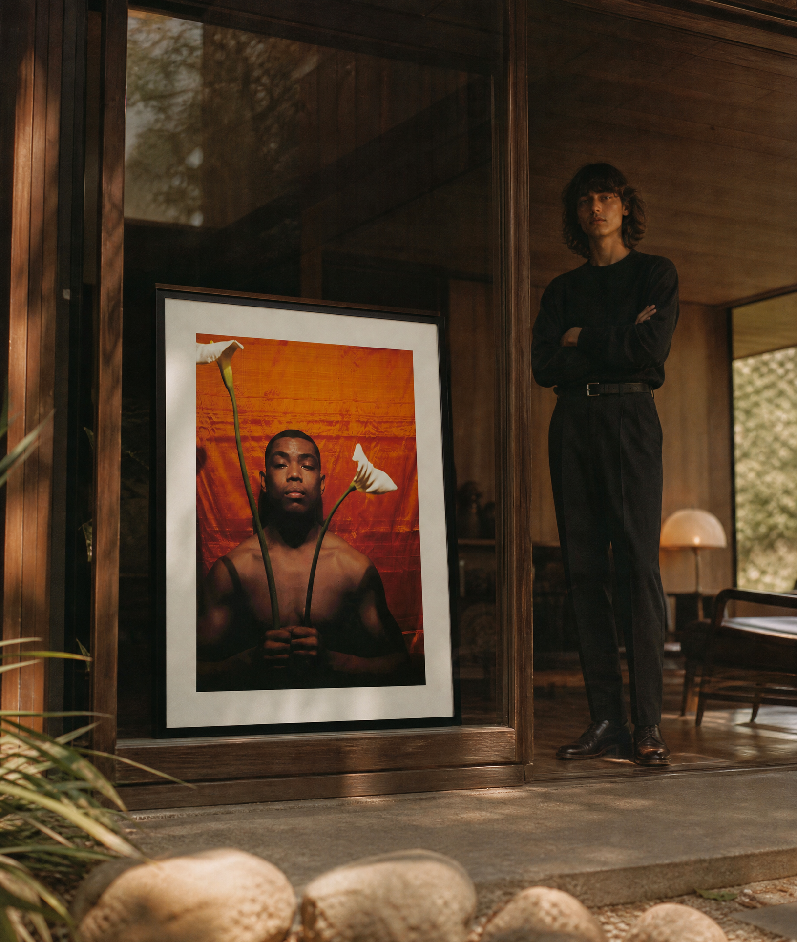 Alvin Ailey Framed Print lifestyle.png