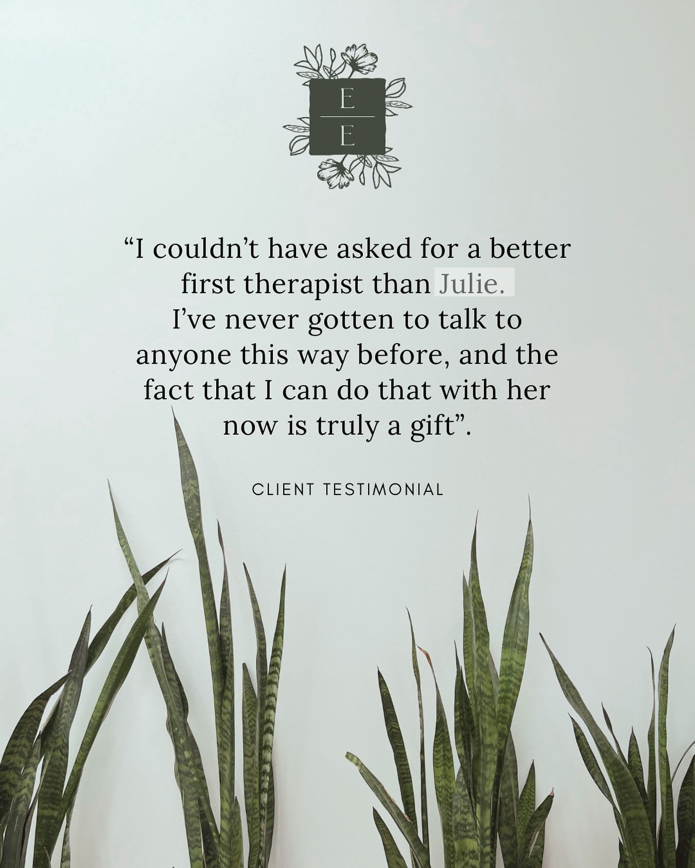 Have you considered therapy but never actually started? Reach out for a free 15 minute consult to see if we could be a good fit! 
.
.
.
#client #clientcare #testimonial #mentalhealth #mentalhealthawareness #mentalhealthmatters #therapistsofinstagram 