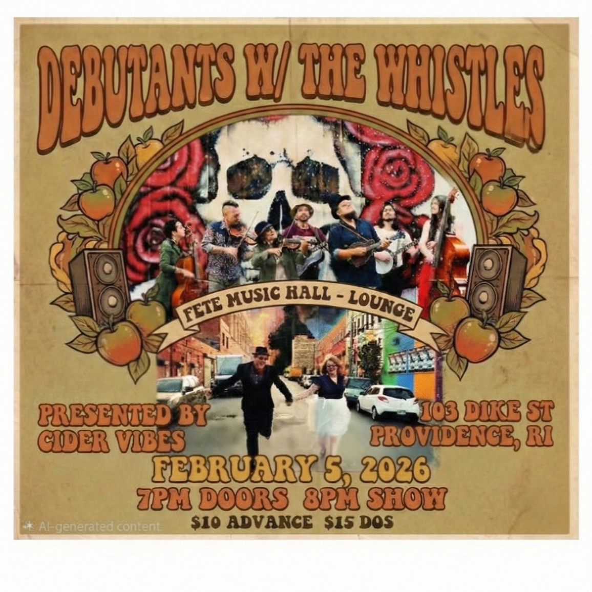 Cider Vibes presents: Debutants w/ The Whistles