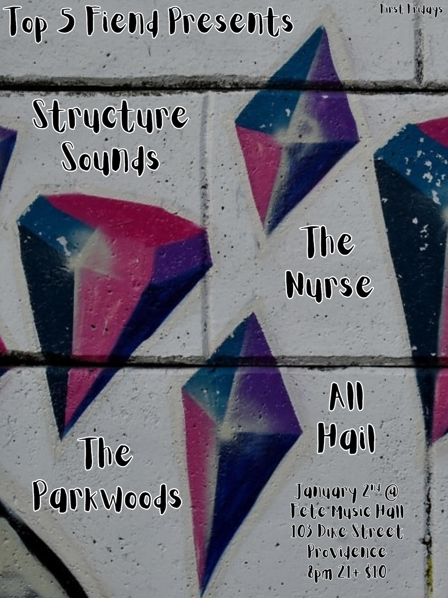 Structured Sounds, The Nurse, All Hail, & The Parkwoods