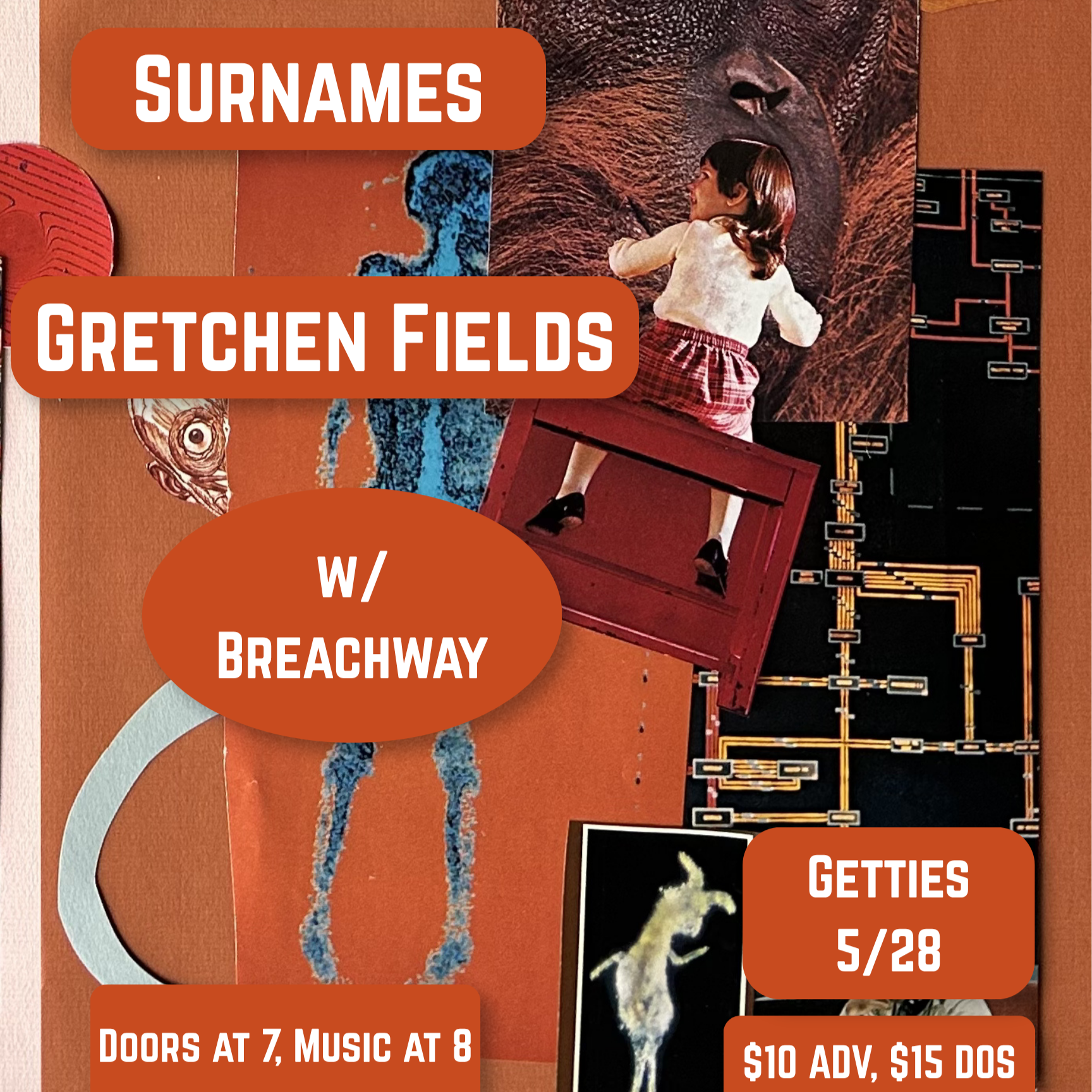 Surnames, Gretchen Fields, and Breachway