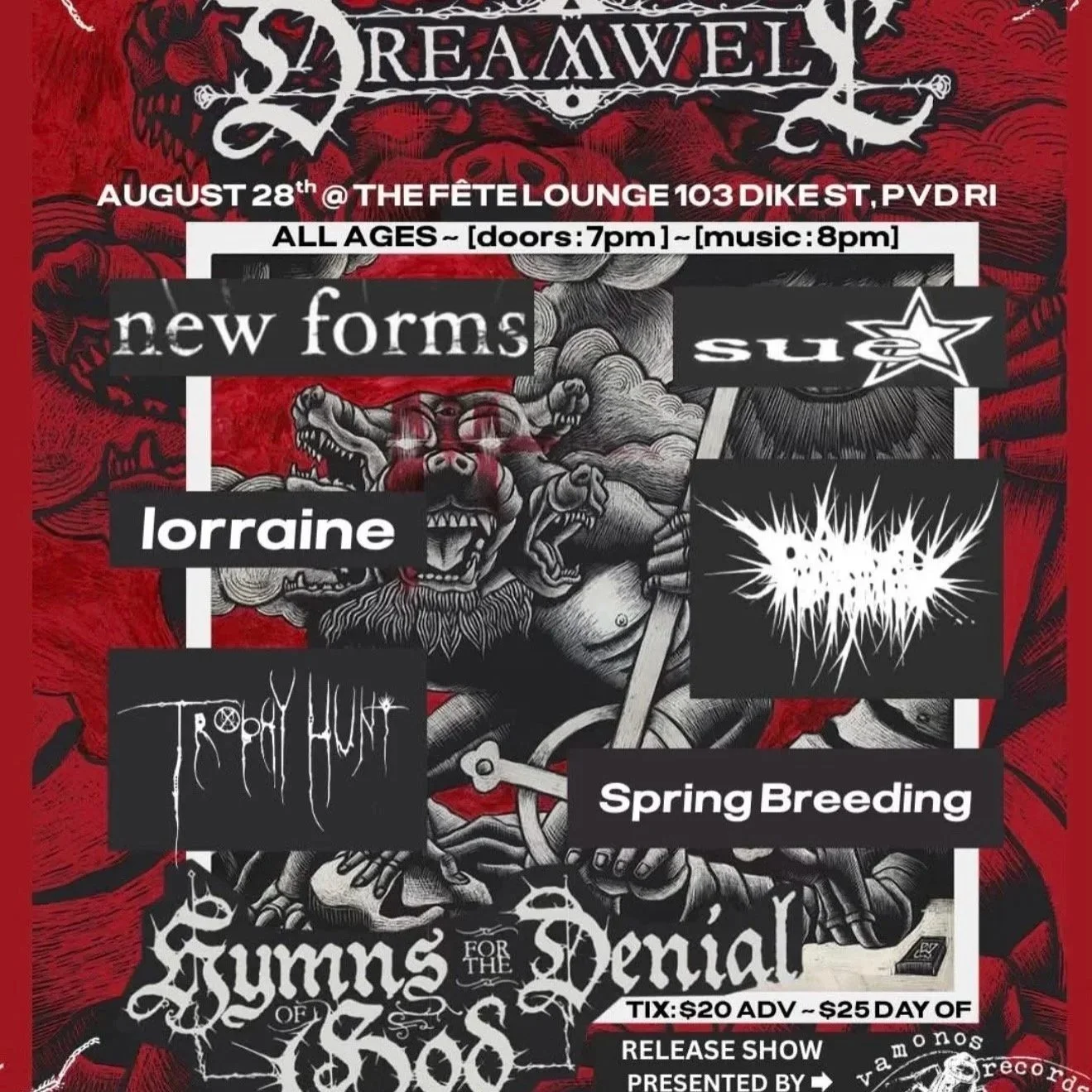 Dreamwell, New Forms, Trophy Hunt, Told Not to Worry, Sue, Lorraine, & Spring Breeding