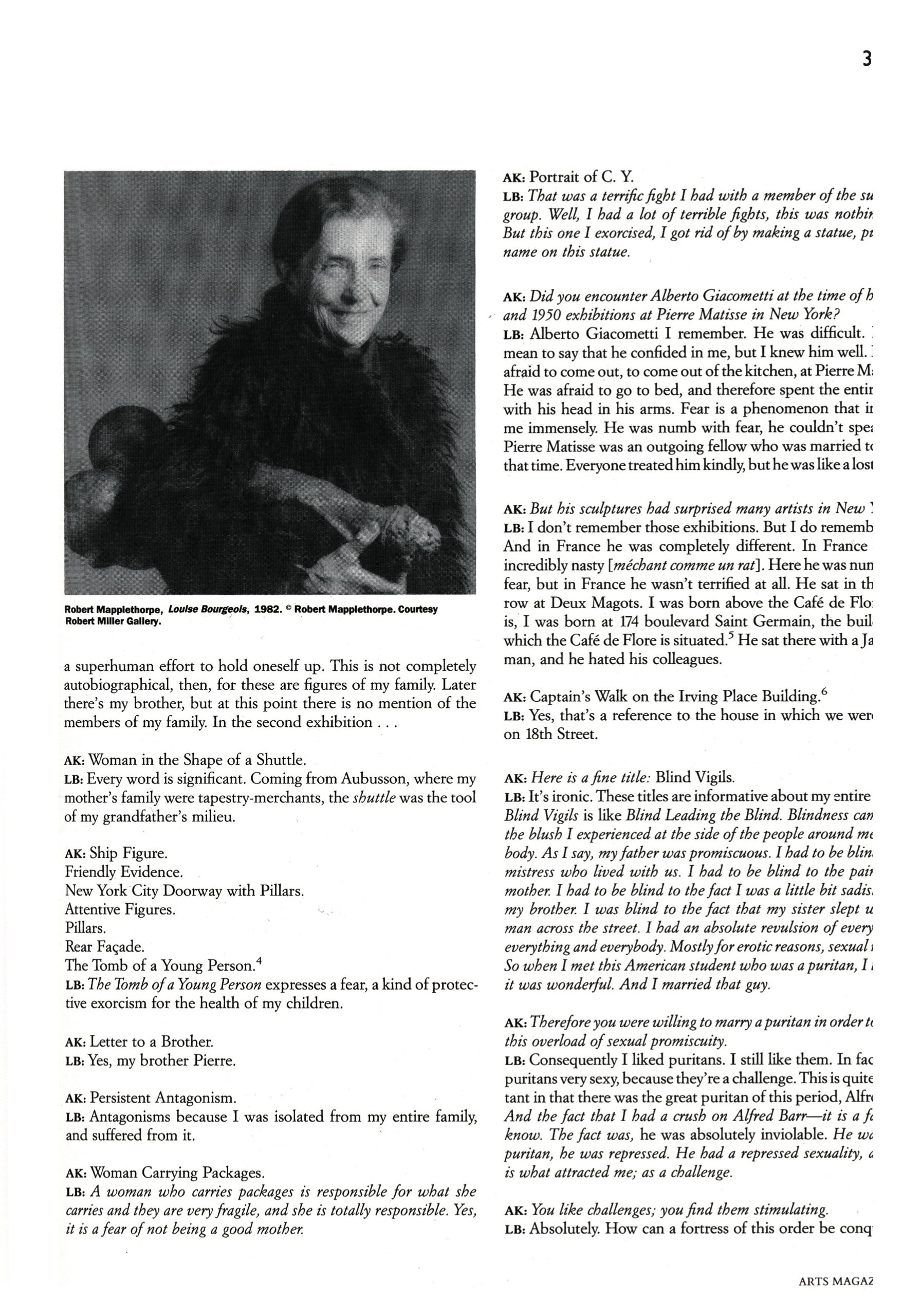 1989_Conversation Ak-Louise Bourgeois (press ARTS MAGAZINE)_E_3.jpg