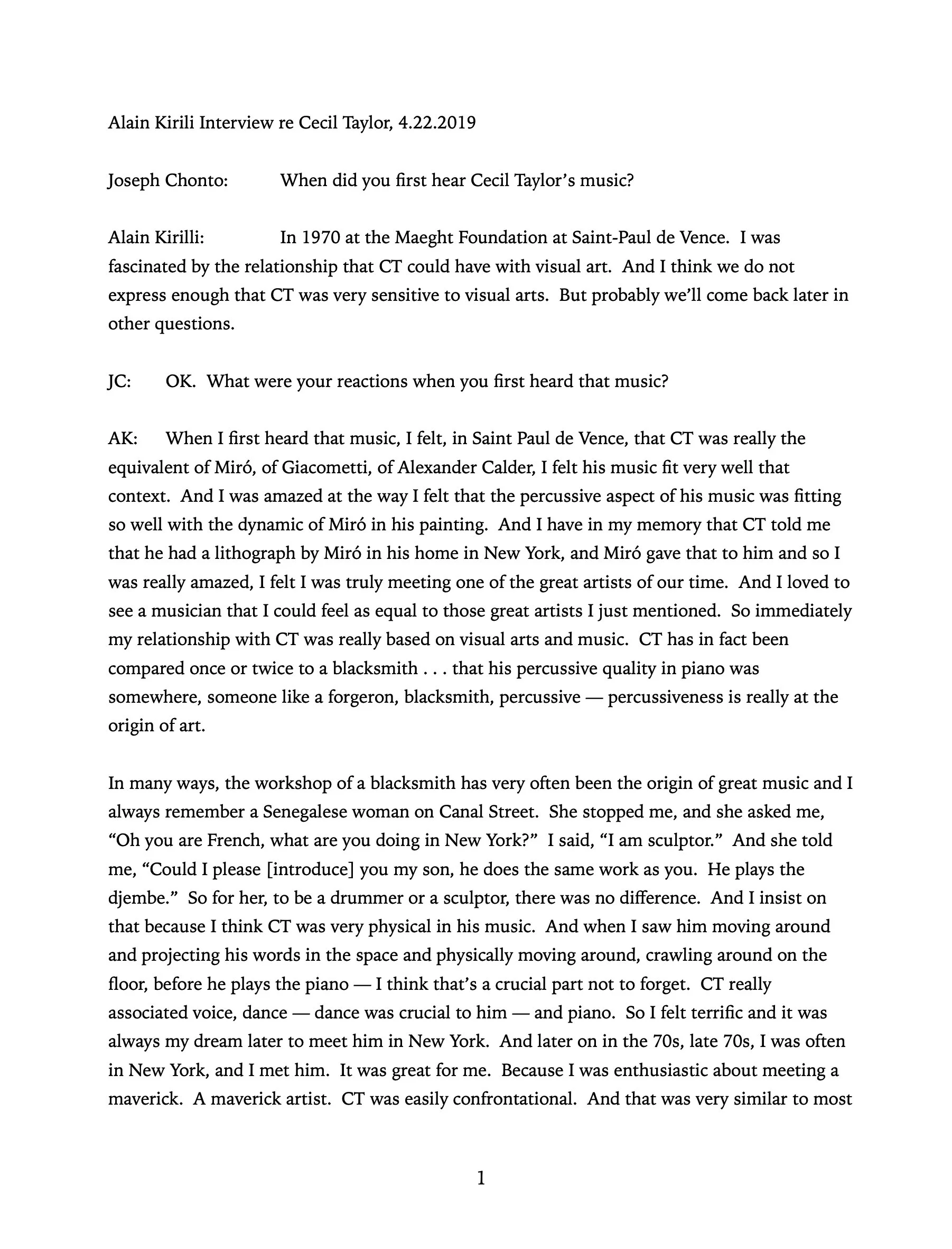 2019_AKirili_Joseph Chonto_conversation on Cecil Taylor_1.jpg